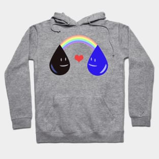 Opposites Attract - Oil & Water makes a Rainbow! Hoodie